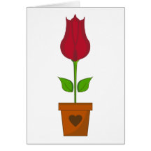 Red Tulip Card