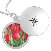 Red Tulips Pendant