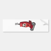Red Vacuum Cleaner Bumper Stickers