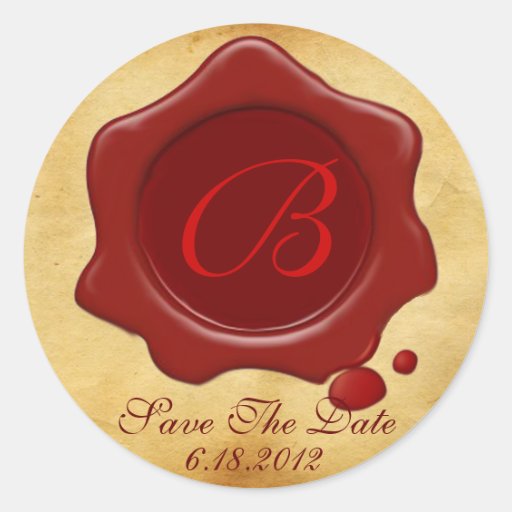 2,000+ Wax Seal Stickers and Wax Seal Sticker Designs Zazzle