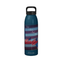 "Red White And Blue" Reusable Water Bottles