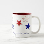 Red, White & Blue Stars Mug