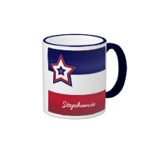 Red White & Blue Stars Mug