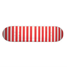 Red White skateboard