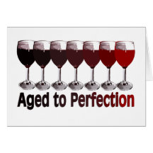 Red Wine Birthday Cards