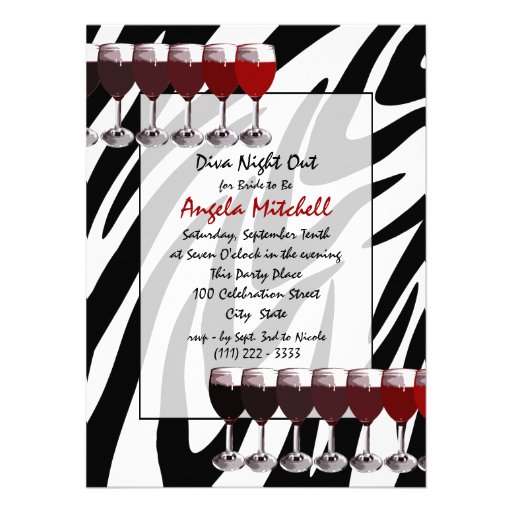 Red Wine Social Invite