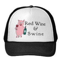 Red Wine & Swine Trucker Hat