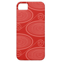 Red Wire Abstract iPhone 5 Barely There Case iPhone 5 Case