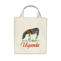 Red Zebra Series Tote Bag