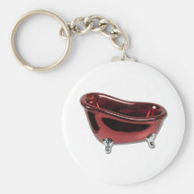 RedBathtub073110 Key Chain
