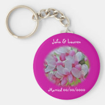 Redbud Tree Blossoms Items Key Chain