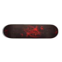 redcrack skate board deck