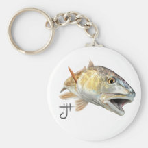 Redfish Strike Key Chain