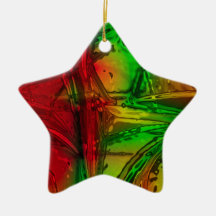 RedGreenGlass Ornament