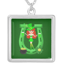 Redhead Leprechaunette Necklace