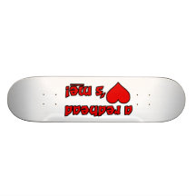 Redhead Loves Me Skate Boards