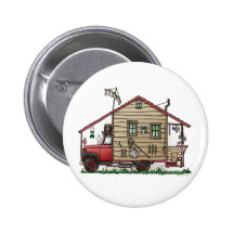 Redneck Hillbilly Camper Buttons