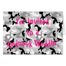 Redneck Wedding Greeting Card