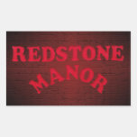Redstone Manor Sticker