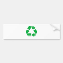 Reduce Reuse Recycle Bumper Stickers