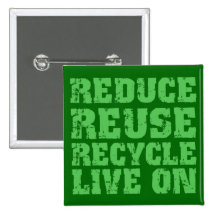 Reduce reuse recycle button