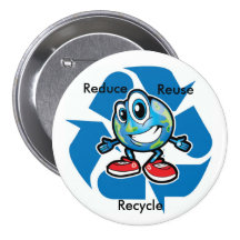Reduce, Reuse, Recycle Button