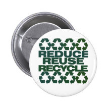 Reduce Reuse Recycle Buttons