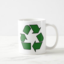 Reduce Reuse Recycle Logo Symbol Arrow 3R Mug