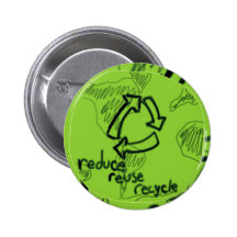 Reduce Reuse Recycle Pins