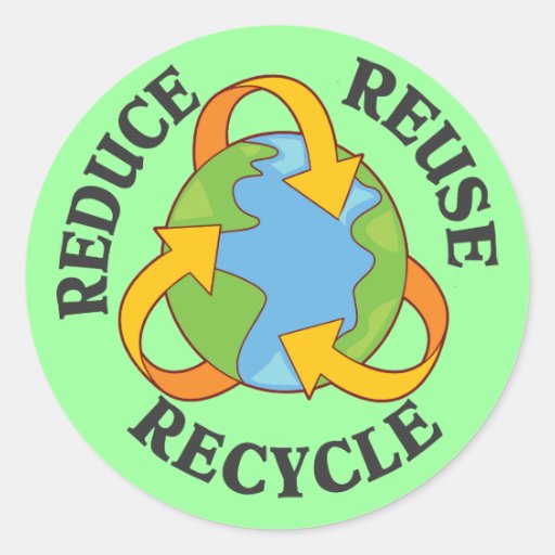 Reduce Reuse Recycle Zazzle