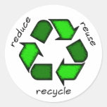 Reduce, Reuse, Recycle Sticker