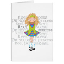 Reel Blonde Greeting Card