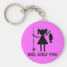 REEL GIRLS FISH KEYCHAINS