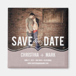Refined Elegance Save The Date Magnet - Pink