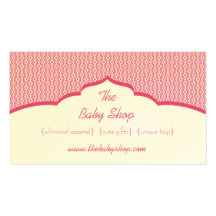 Refined Glam Business Card, Pink