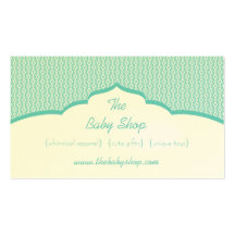 Refined Glam Business Card, Turquoise