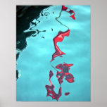 Reflection of kites poster