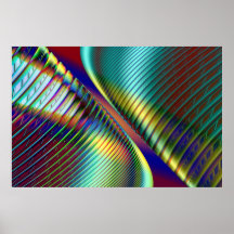 Reflections in fractal space print