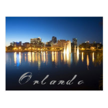Reflections of Orlando, Florida from Lake Lucerne Post Cards