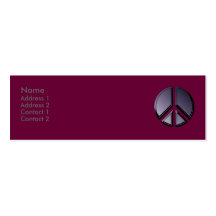 Reflections of Peace Profile Card Business Card