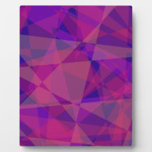 Reflections Purple Display Plaque
