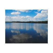 Reflective Clouds Canvas Print