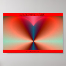REFLECTIVE HEART PRINT