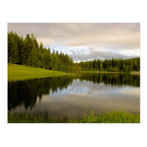 Reflective V - Marshall Lake Postcards