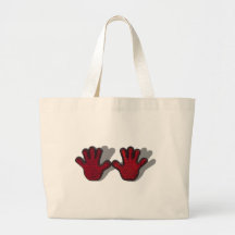 ReflectiveHands062710shadows Tote Bags
