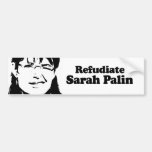 Refudiate Sarah Palin Bumper Sticker