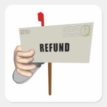 Refund Sticker