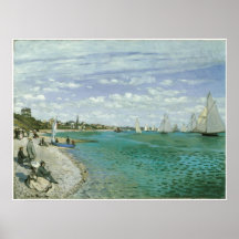 Regatta st Sainte-Adresse, 1867 Posters