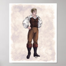 Regency Fashion - Gentleman #5 - 8x10 Art Print