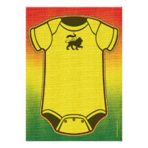 Reggae Baby Shower Invitations